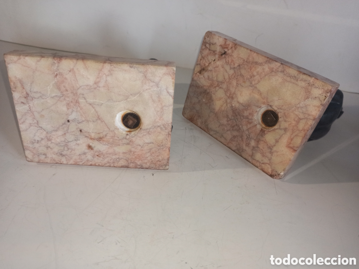 Antig&uuml;edades: Figuras de bronce con peana - Foto 7