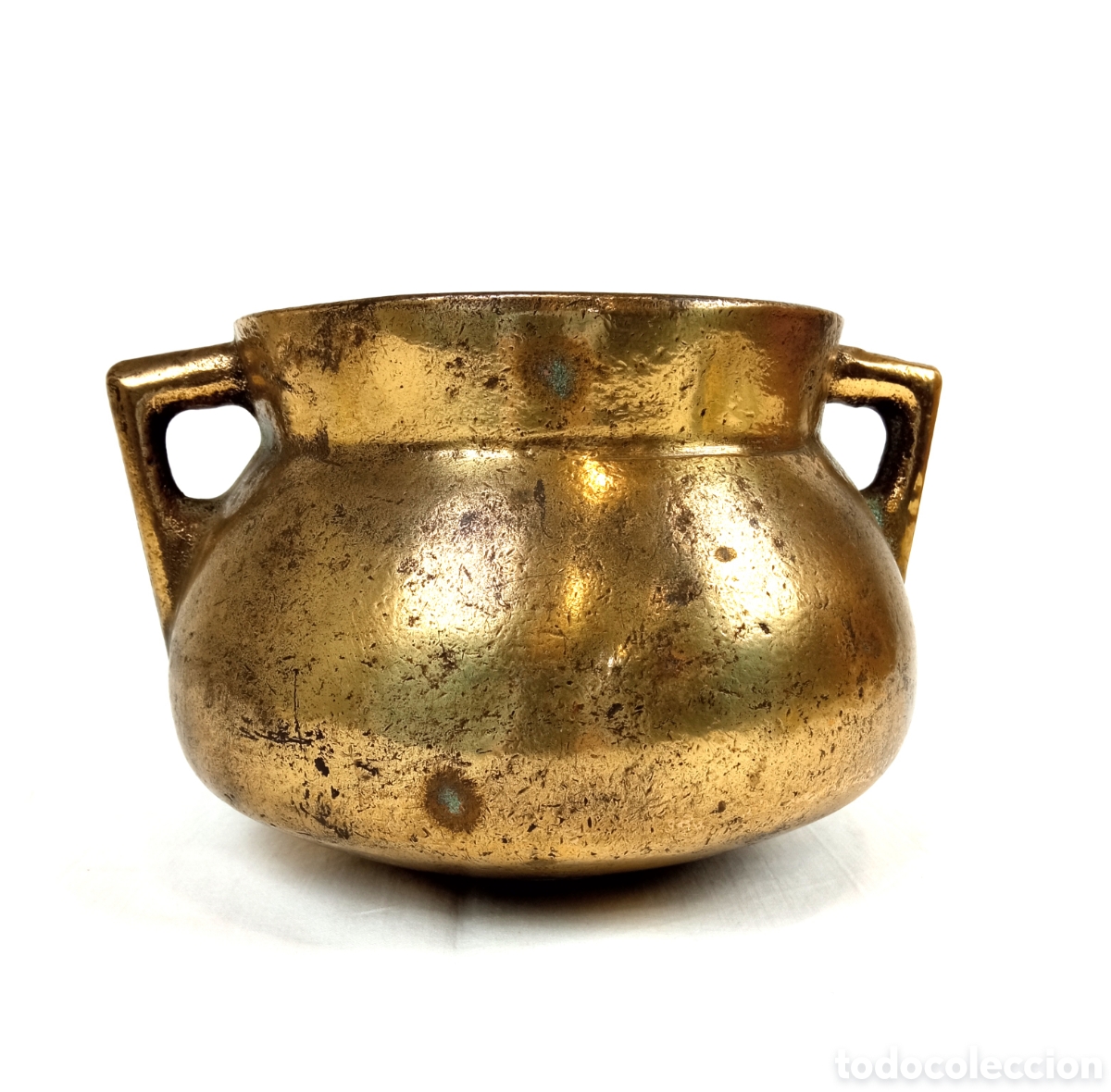 Antig&uuml;edades: ANTIGUA OLLA DE BRONCE - Foto 2