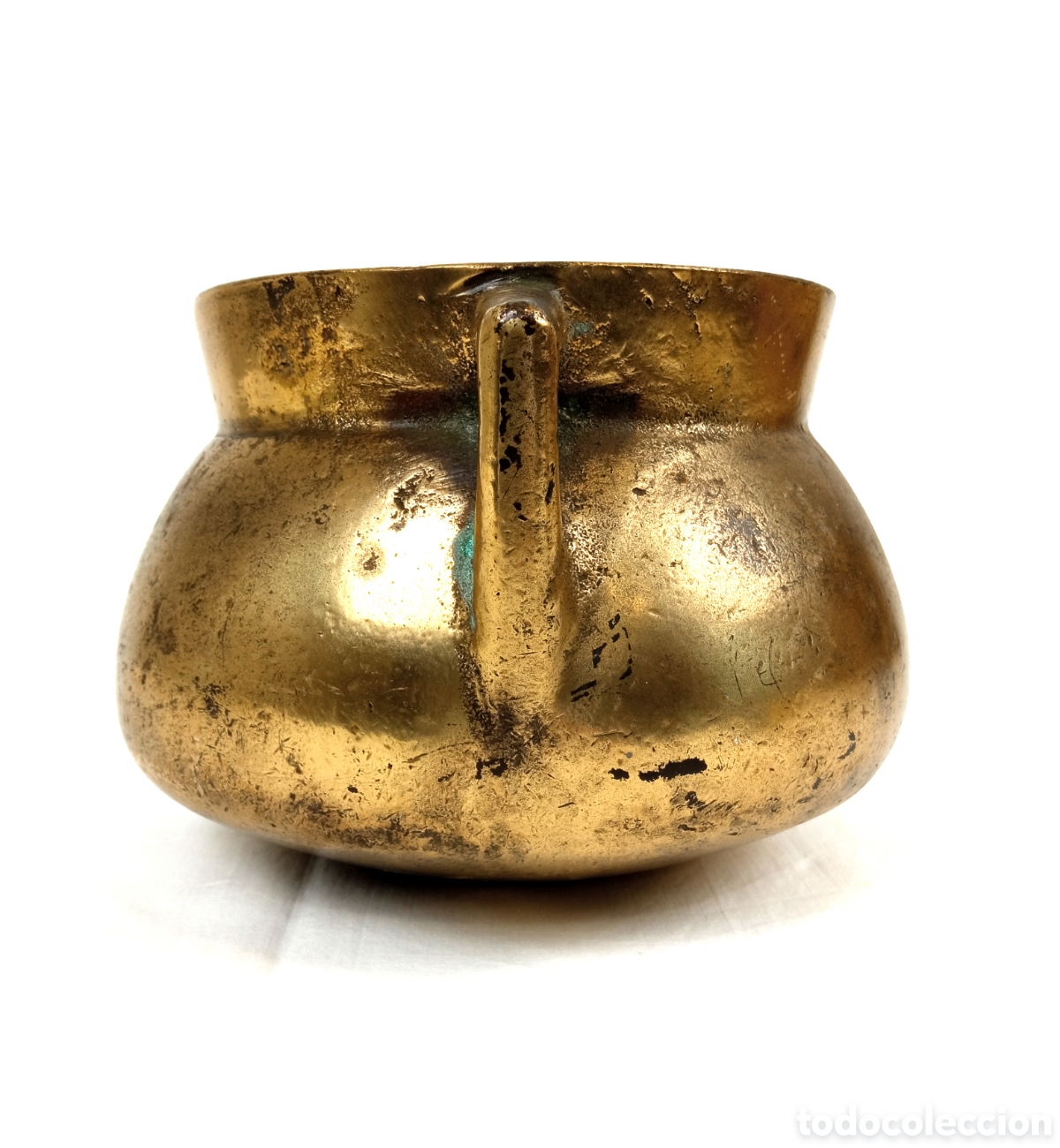 Antig&uuml;edades: ANTIGUA OLLA DE BRONCE - Foto 5