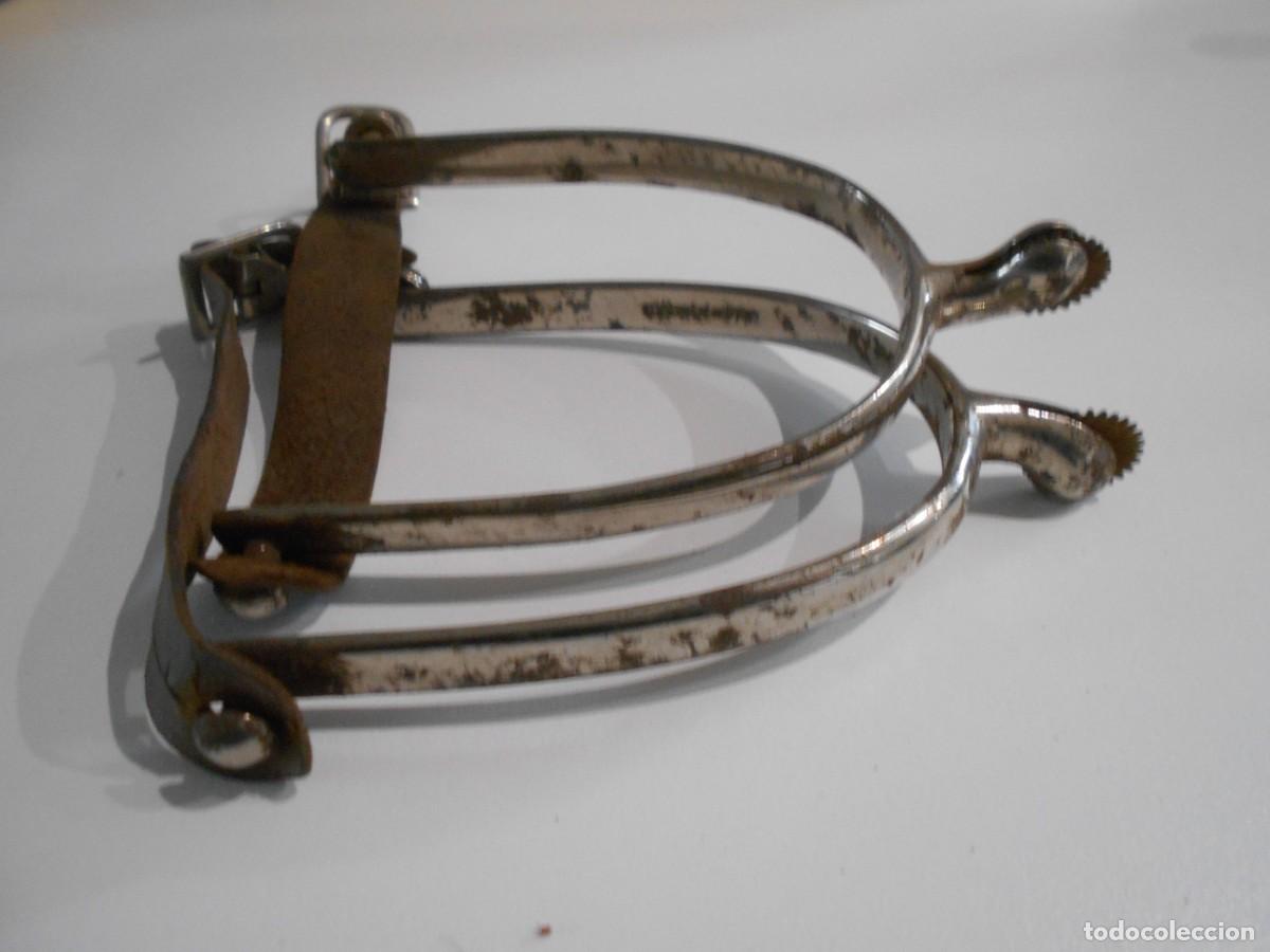 Antig&uuml;edades: ESPUELAS DE MONTAR A CABALLO GESCHMIEDET - Foto 1