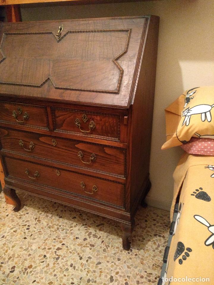 Antig&uuml;edades: Escritorio, secreter. - Foto 9