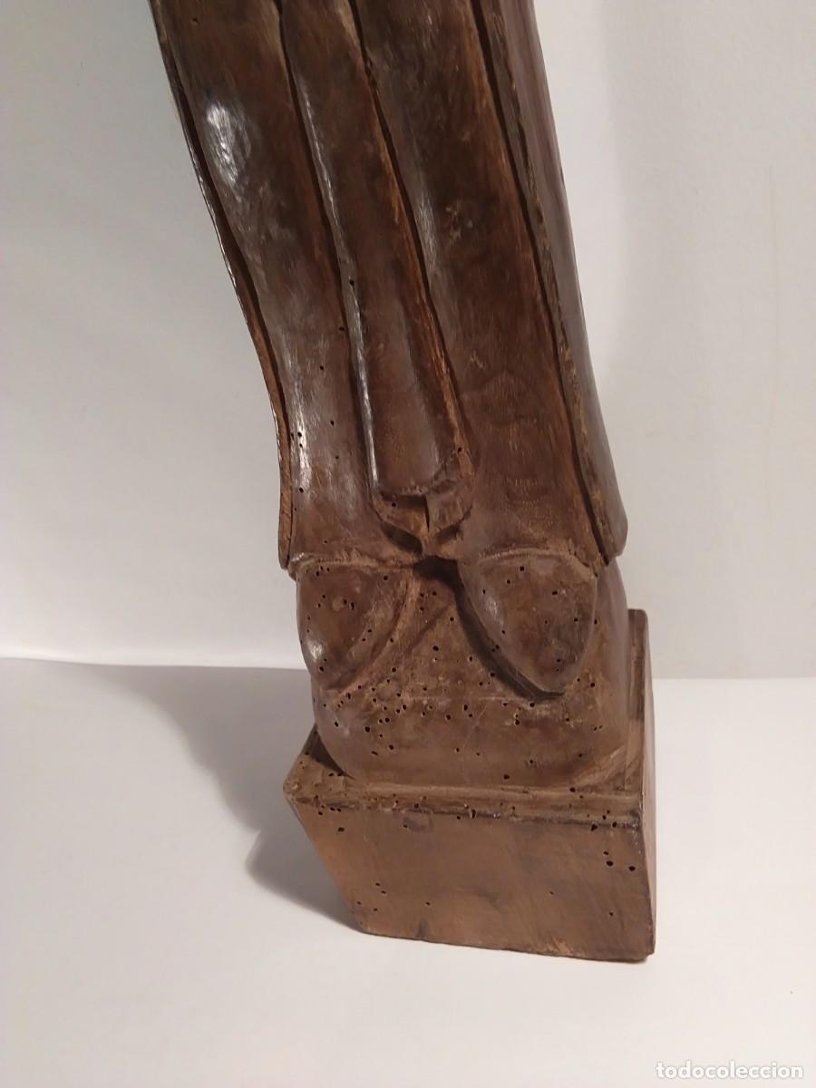 Antig&uuml;edades: Talla de Mujer en madera. Principios del XX - Foto 4