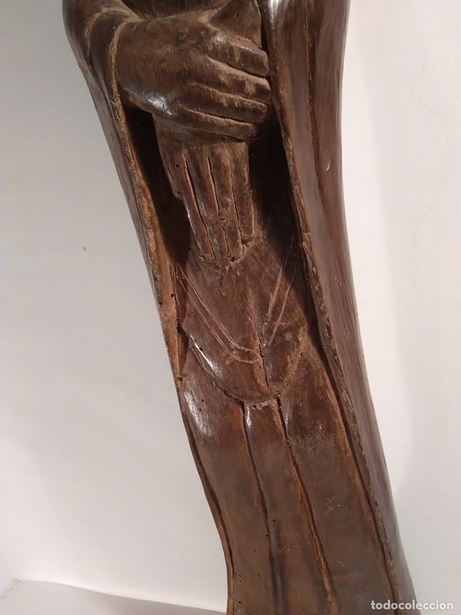 Antig&uuml;edades: Talla de Mujer en madera. Principios del XX - Foto 5