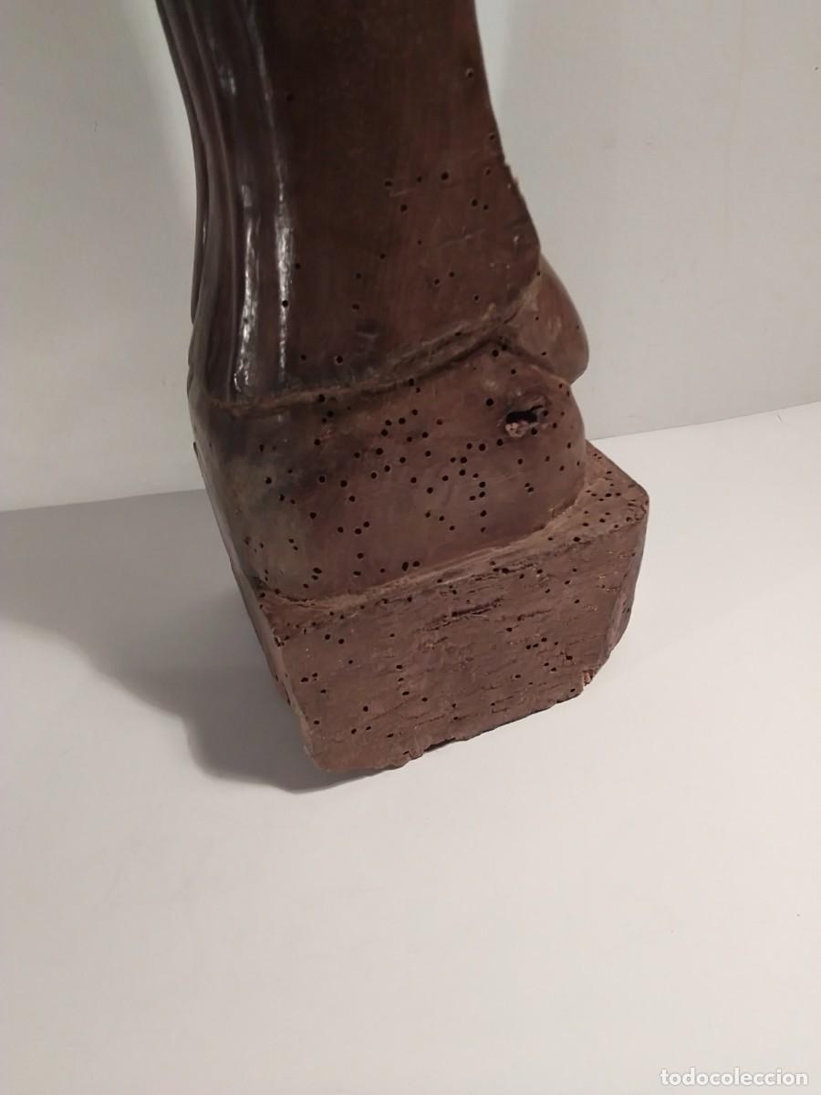 Antig&uuml;edades: Talla de Mujer en madera. Principios del XX - Foto 9