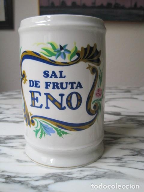 antiguo bote de sal de frutas eno - Compra venta en todocoleccion