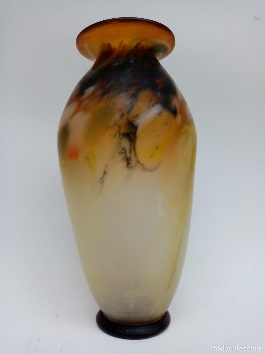 Antig&uuml;edades: jarron de cristal de murano- - Foto 3