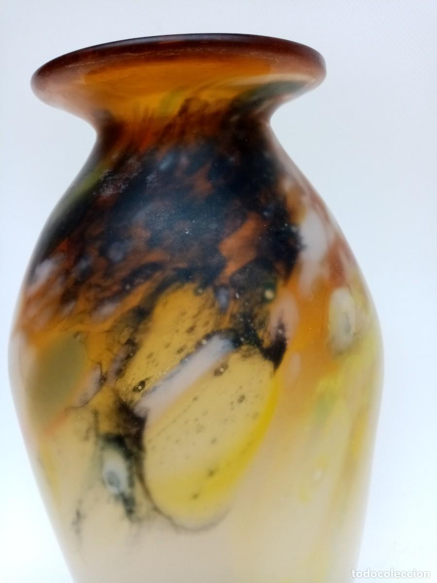 Antig&uuml;edades: jarron de cristal de murano- - Foto 4