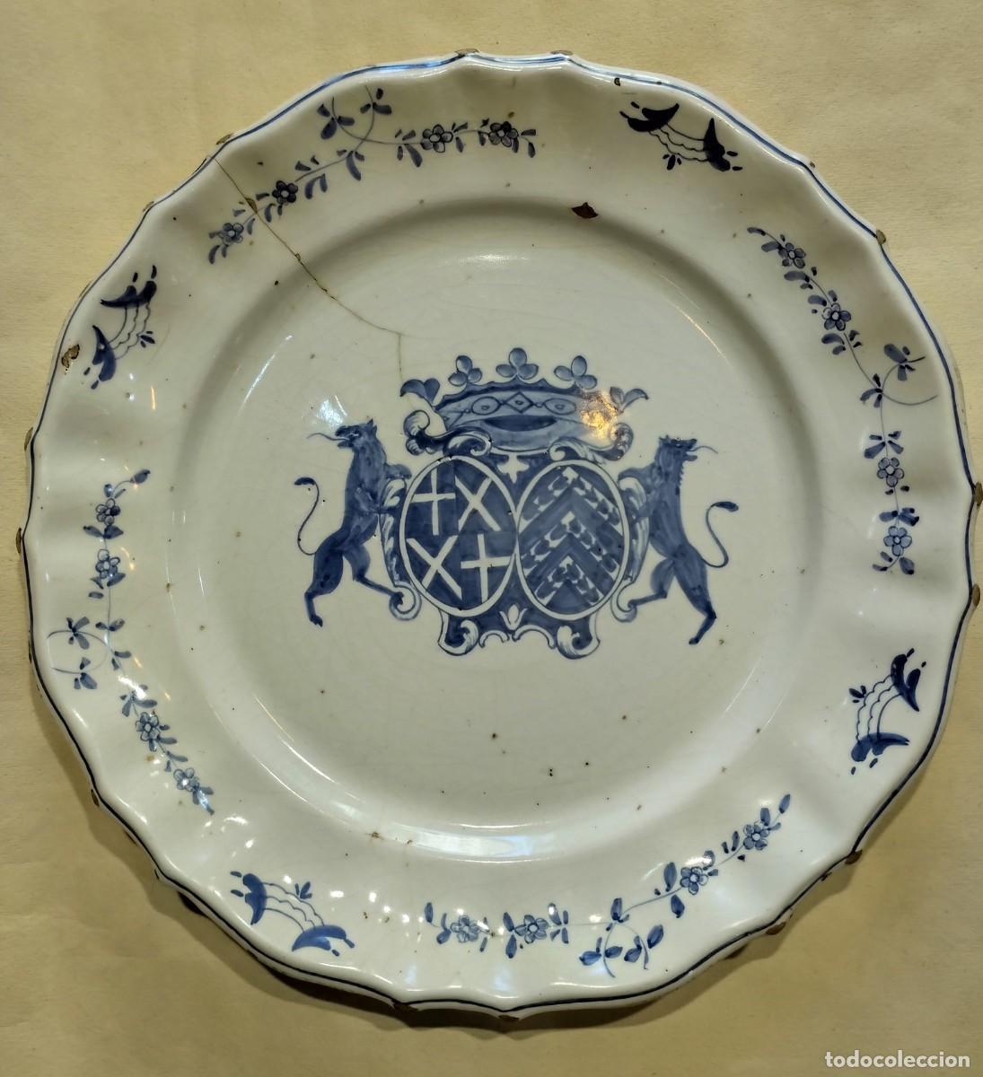 Antig&uuml;edades: Plato de cer&aacute;mica antiguo - Foto 1