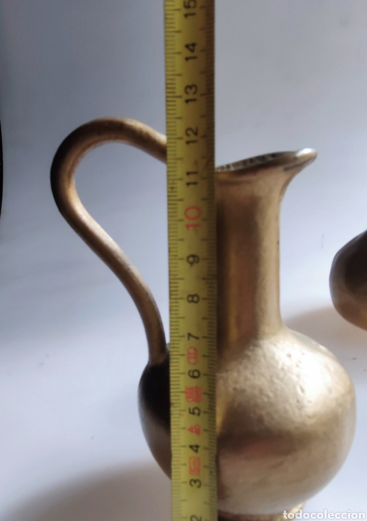 Antig&uuml;edades: Jarras de bronce macizas - Foto 3