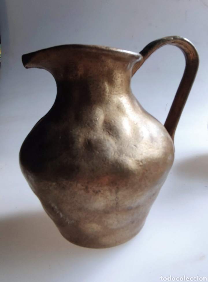 Antig&uuml;edades: Jarras de bronce macizas - Foto 6