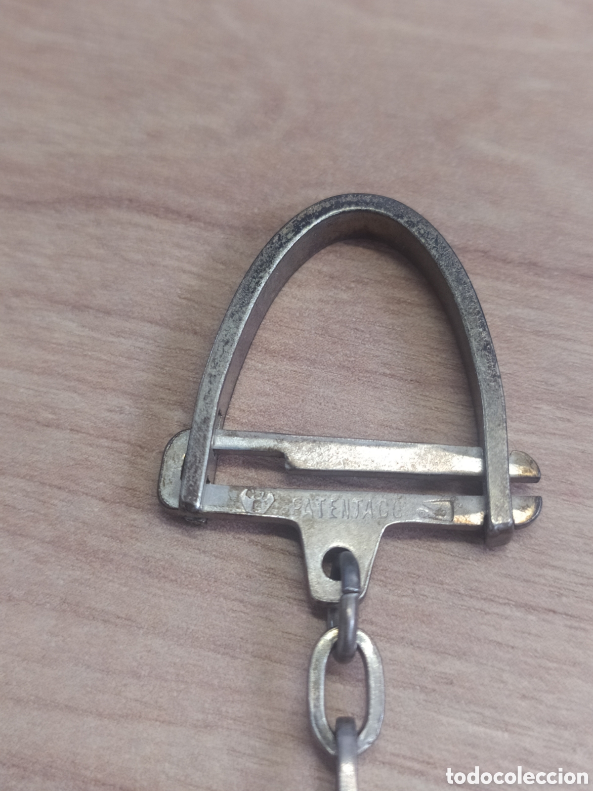 Antig&uuml;edades: LLAVERO DE PLATA DE DOMENECH SOLER CABOT - LIBRA - Foto 5