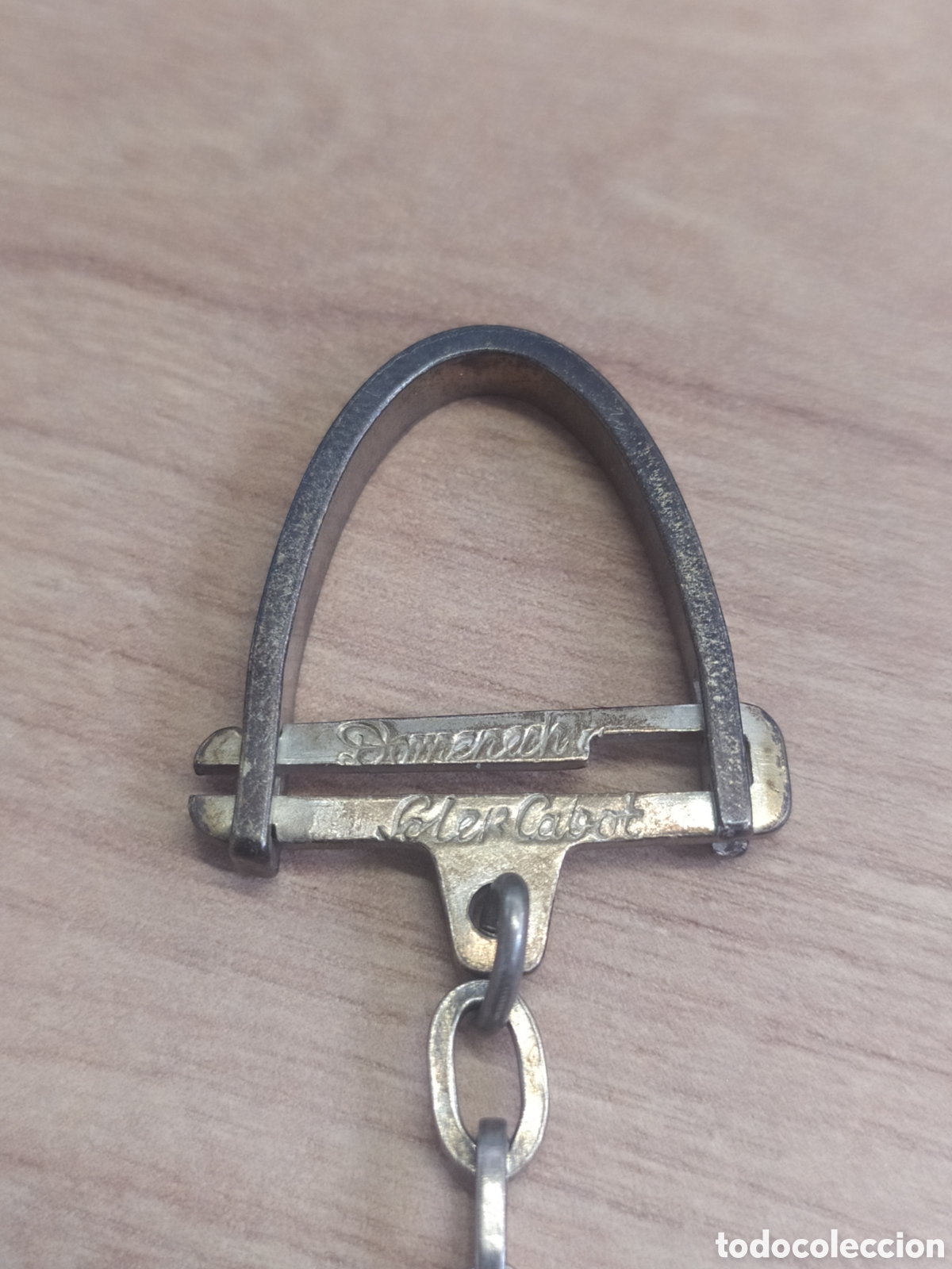Antig&uuml;edades: LLAVERO DE PLATA DE DOMENECH SOLER CABOT - LIBRA - Foto 4