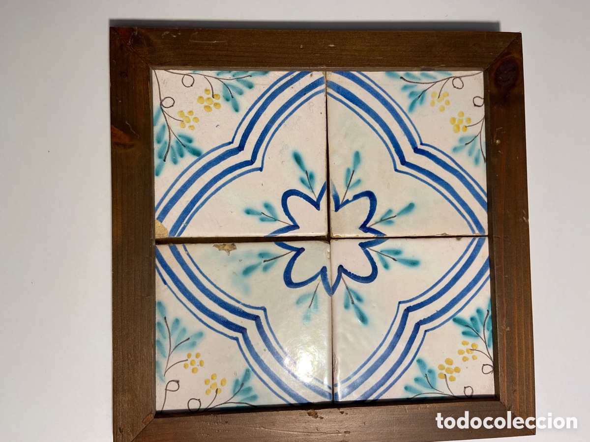 Antig&uuml;edades: Azulejos catalanes s.XVIII - Foto 1