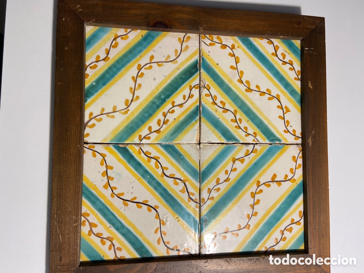 Antig&uuml;edades: Azulejos catalanes S.XVIII - Foto 1