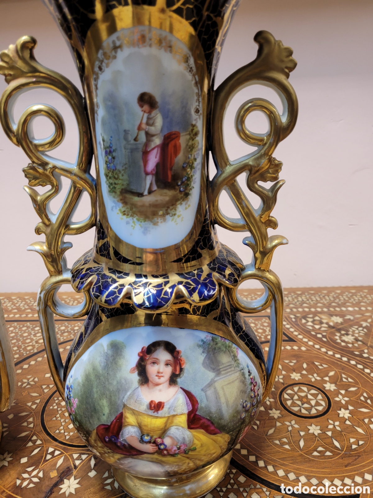 Antig&uuml;edades: Pareja de jarrones - Foto 5