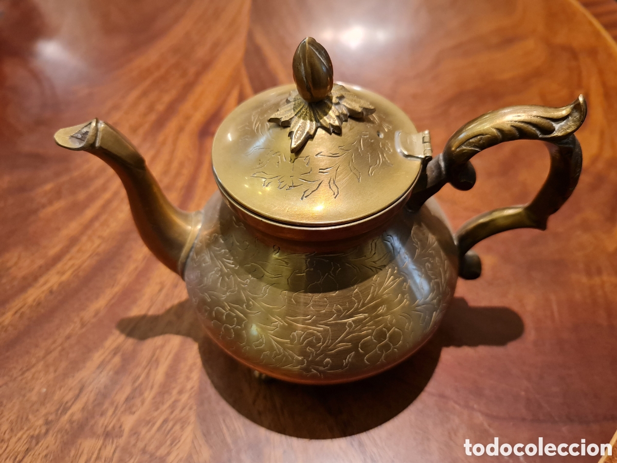 Antig&uuml;edades: Juego de caf&eacute; de bronce - Foto 3
