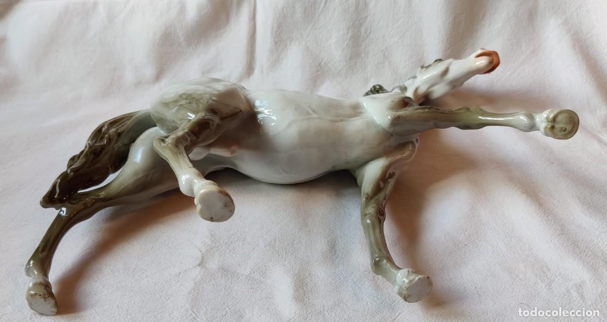 Antig&uuml;edades: ESPECTACULAR CABALLO DE PORCELANA - Foto 8