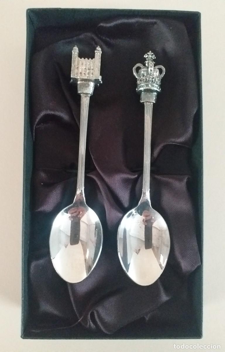 Antig&uuml;edades: PAREJA DE CUCHARAS DE COLECCI&Oacute;N - Foto 5