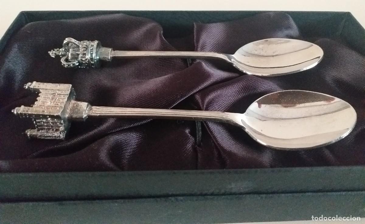 Antig&uuml;edades: PAREJA DE CUCHARAS DE COLECCI&Oacute;N - Foto 8
