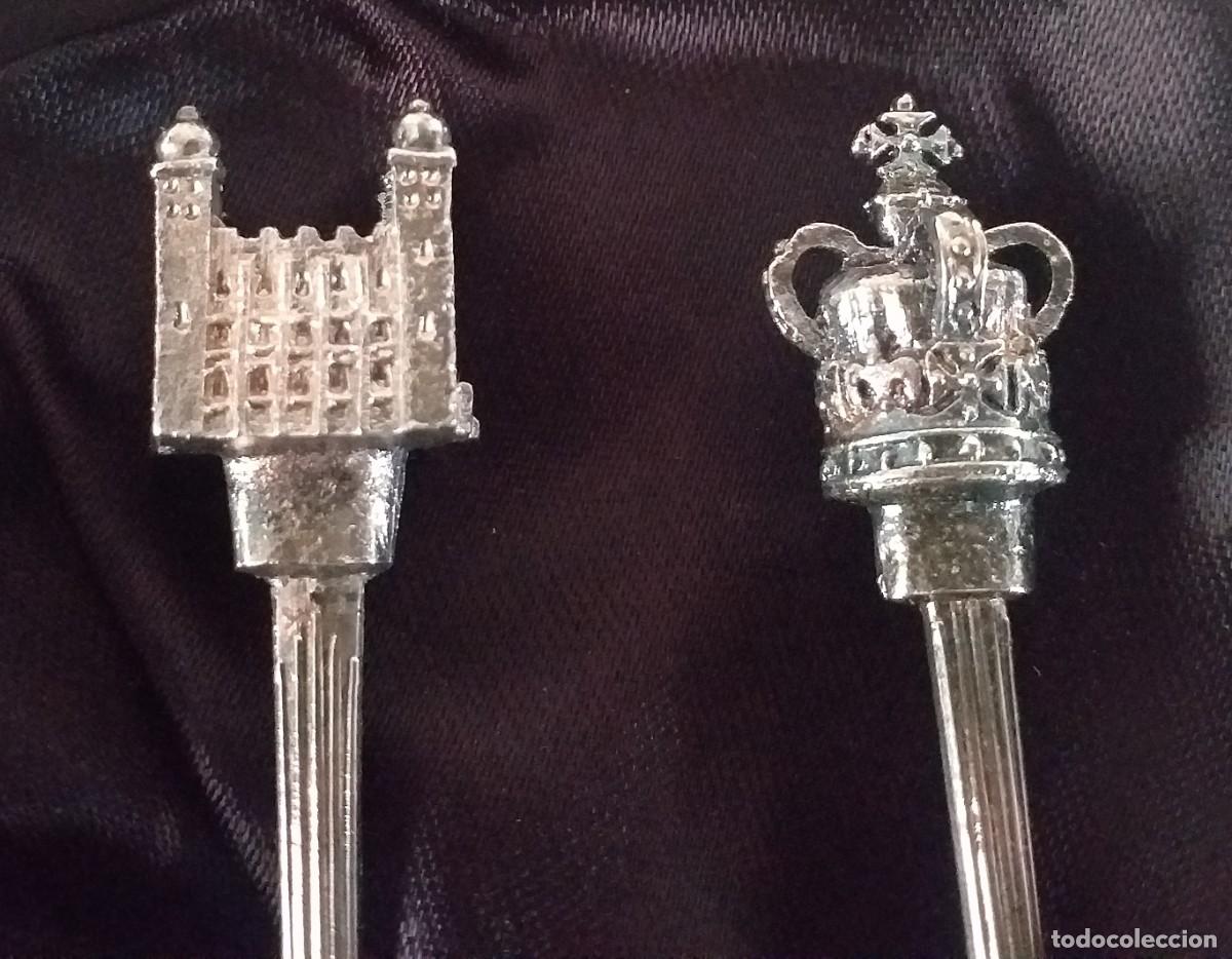 Antig&uuml;edades: PAREJA DE CUCHARAS DE COLECCI&Oacute;N - Foto 9