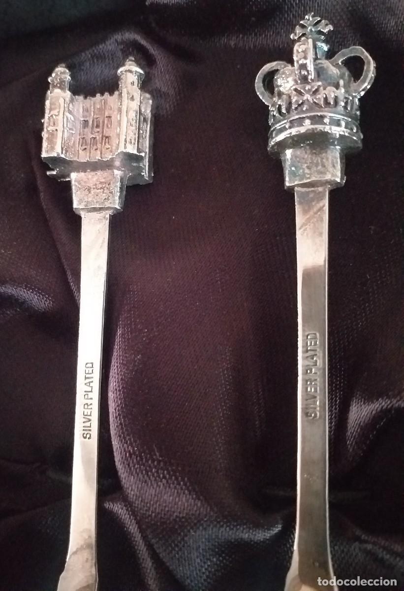 Antig&uuml;edades: PAREJA DE CUCHARAS DE COLECCI&Oacute;N - Foto 12