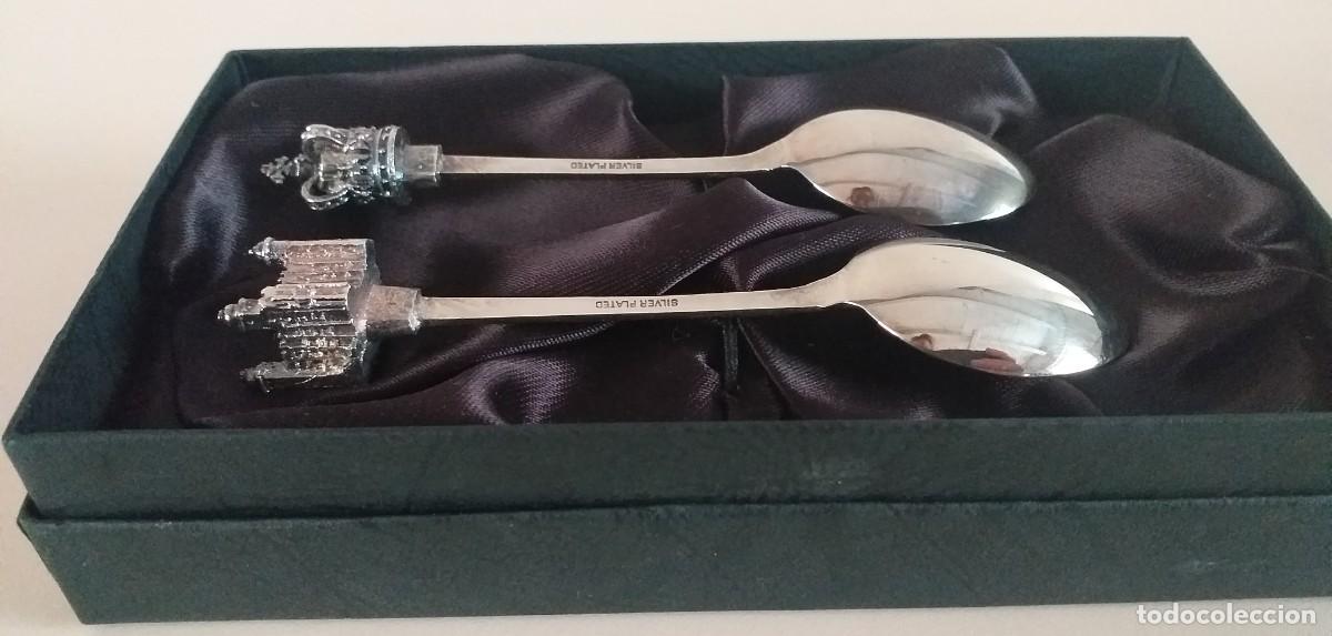 Antig&uuml;edades: PAREJA DE CUCHARAS DE COLECCI&Oacute;N - Foto 13