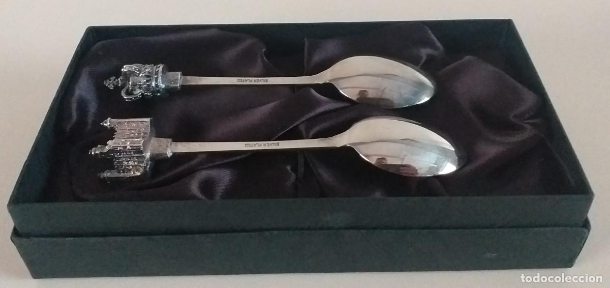 Antig&uuml;edades: PAREJA DE CUCHARAS DE COLECCI&Oacute;N - Foto 14