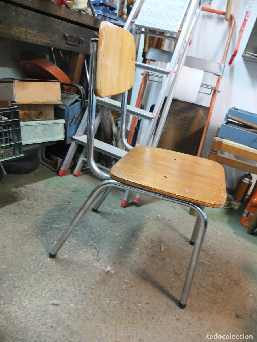 Antig&uuml;edades: silla industrial - Foto 3