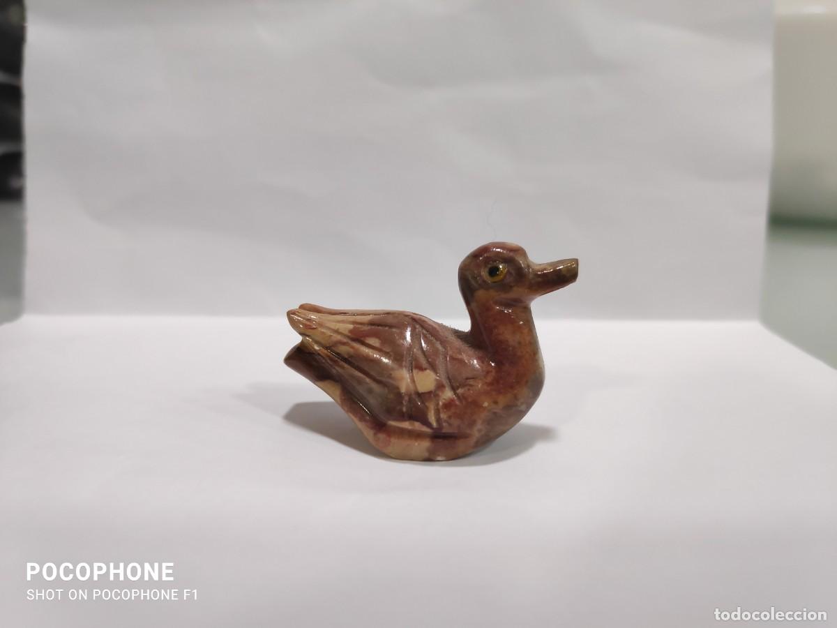 Antiguidades: Escultura peque&ntilde;a de pato &oacute; similar