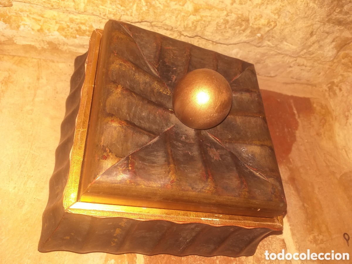 Antig&uuml;edades: Caja en madera antigua - Foto 10