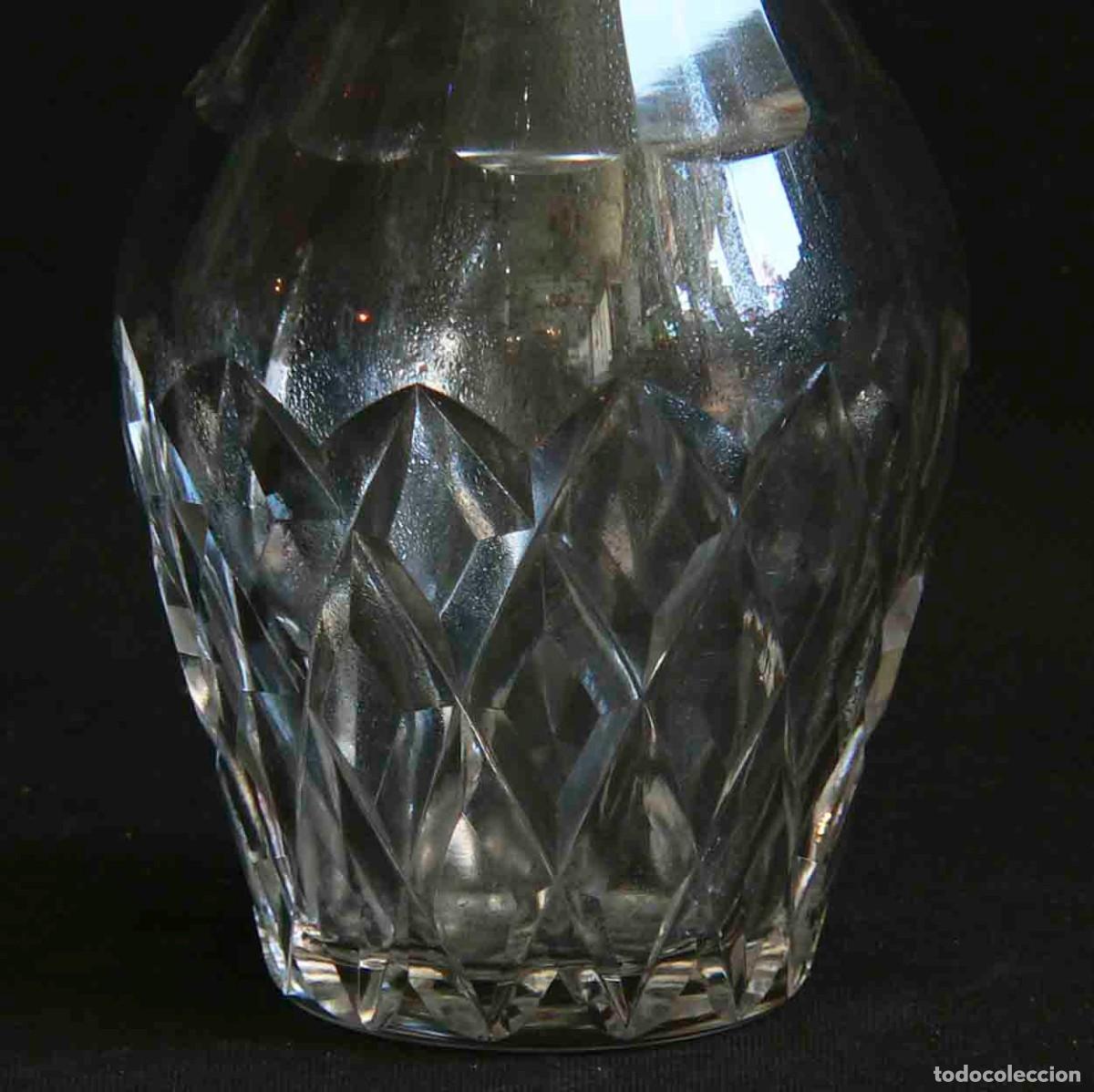 Antig&uuml;edades: BOTELLA LICORERA DE CRISTAL TALLADO - Foto 3