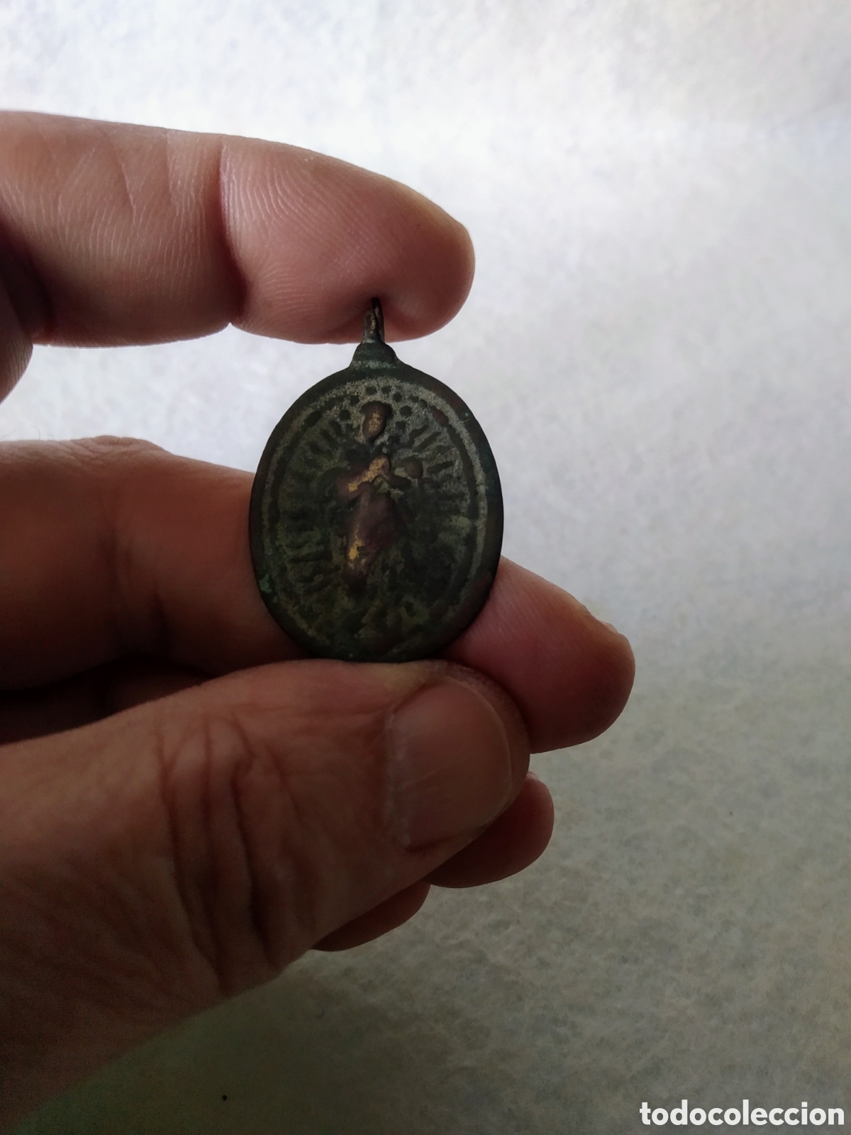Antig&uuml;edades: ANTIGUA MEDALLA DE ROMA - Foto 4