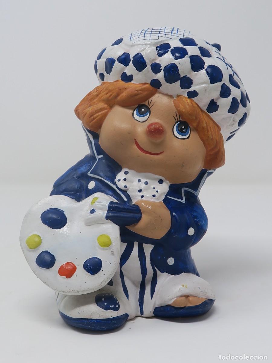 Antig&uuml;edades: HUCHA INFANTIL CERAMICA MU&Ntilde;ECO - Foto 1