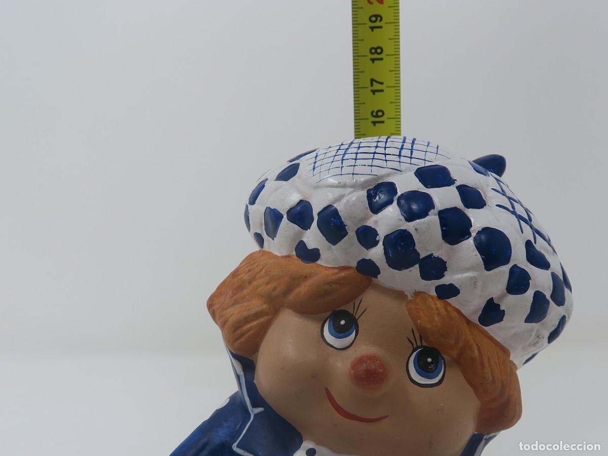 Antig&uuml;edades: HUCHA INFANTIL CERAMICA MU&Ntilde;ECO - Foto 3