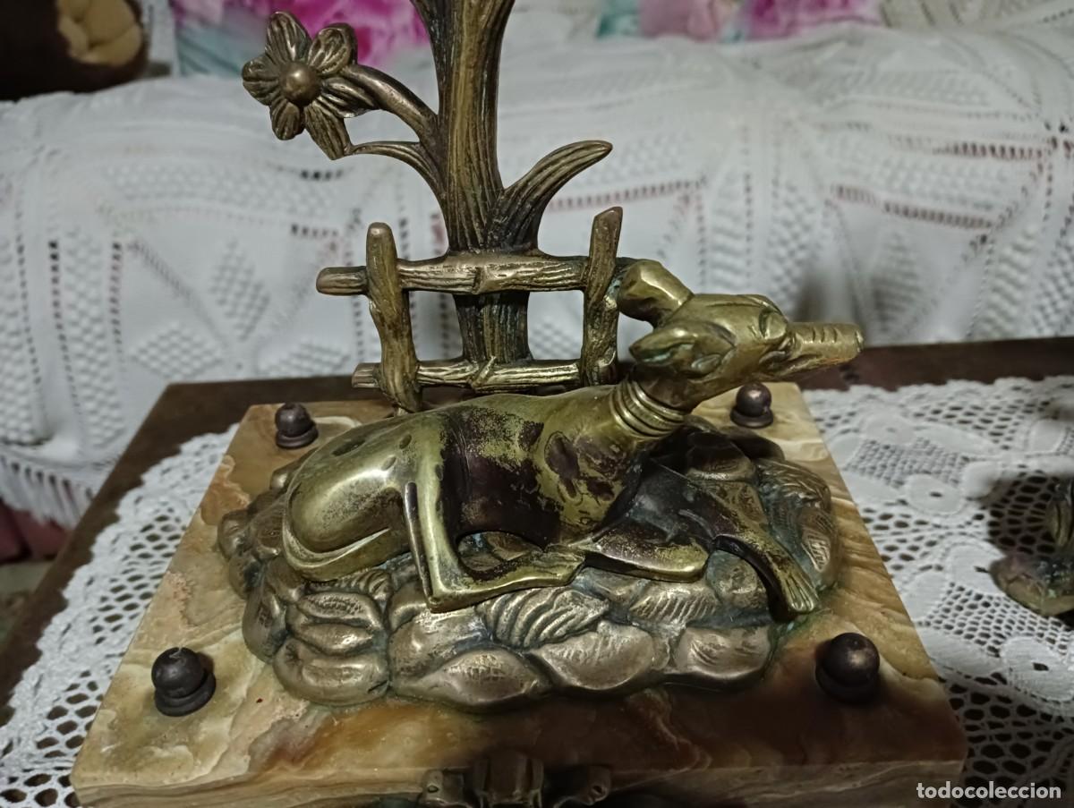 Antig&uuml;edades: CANDELABROS DE BRONCE - Foto 7