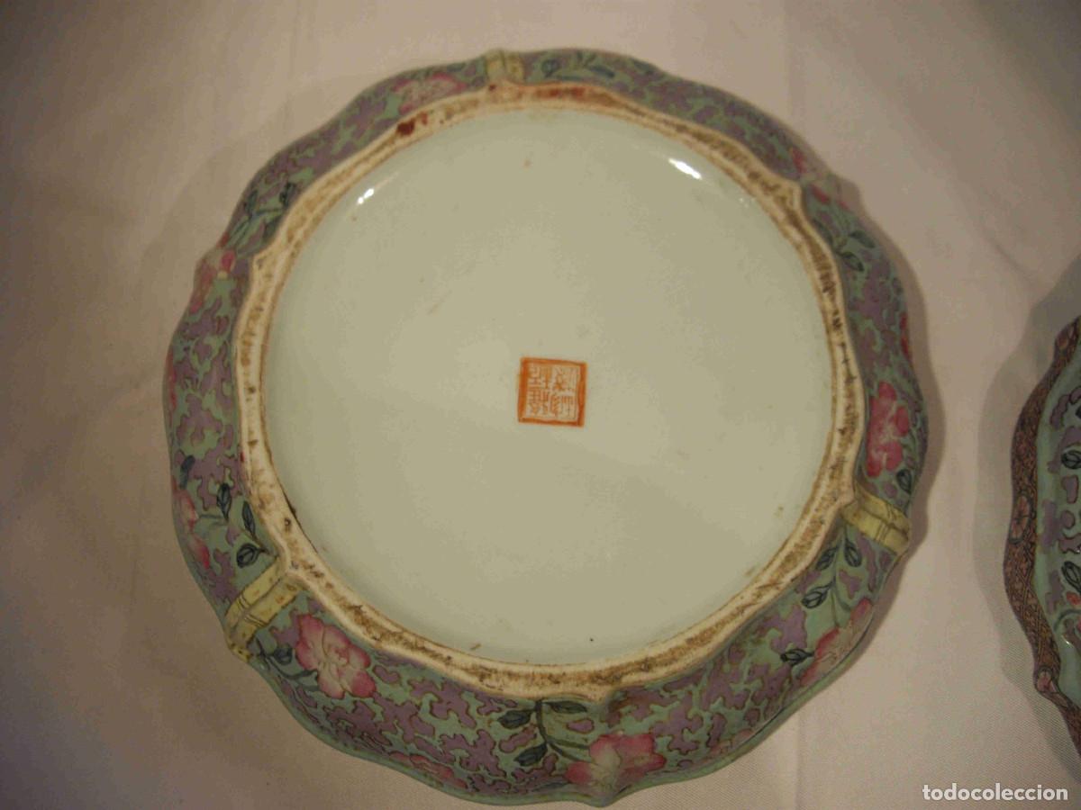 Antig&uuml;edades: CENTRO MESA PORCELANA - Foto 8