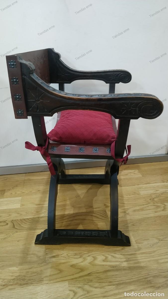 Antig&uuml;edades: SILLA JAMUGA NEORENACENTISTA - Foto 5