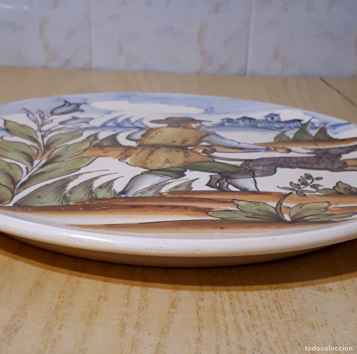 Antig&uuml;edades: PLATO CER&Aacute;MICA, 31 CM - Foto 6
