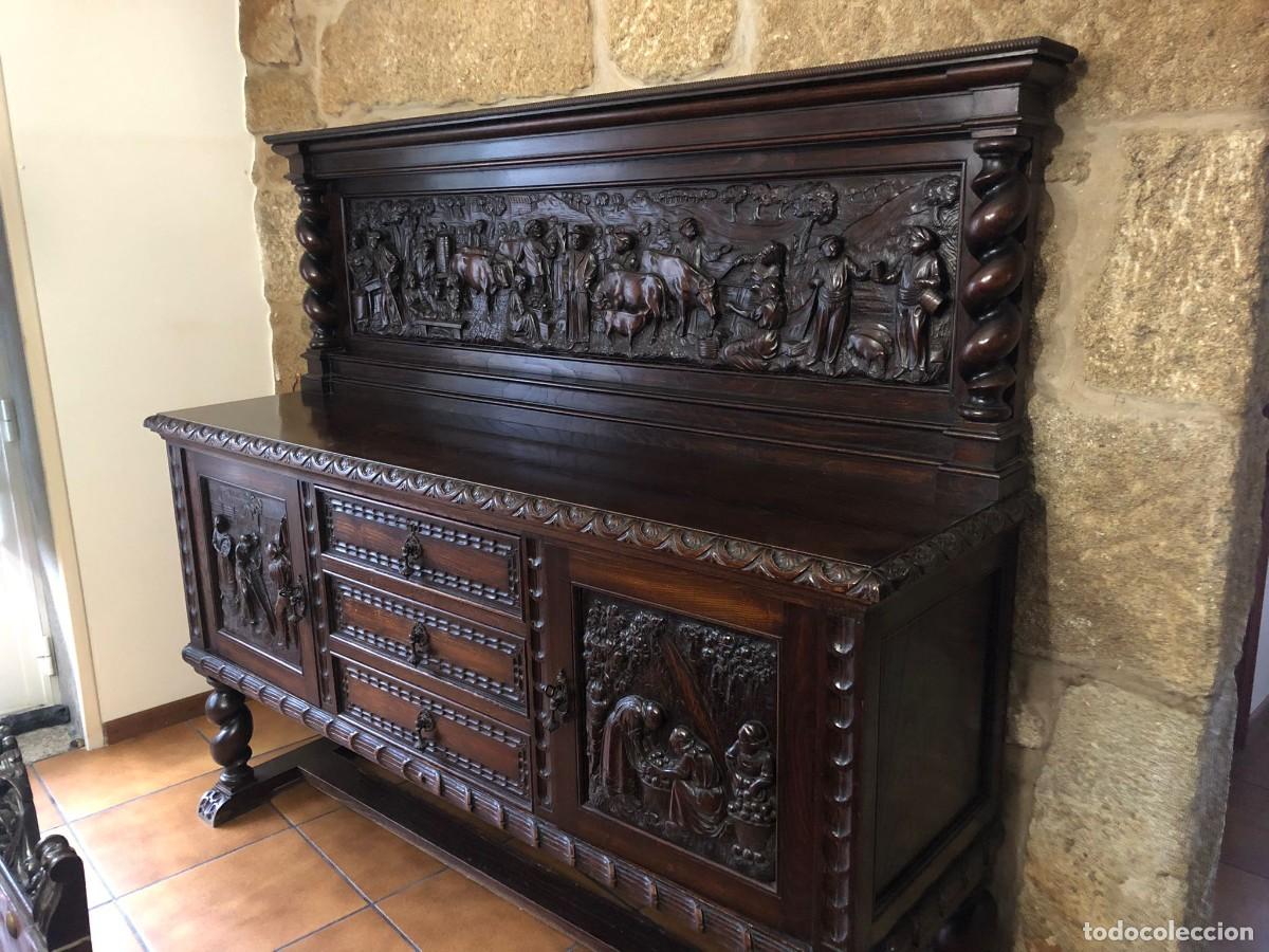 Antig&uuml;edades: Conjunto muebles sal&oacute;n - Foto 2