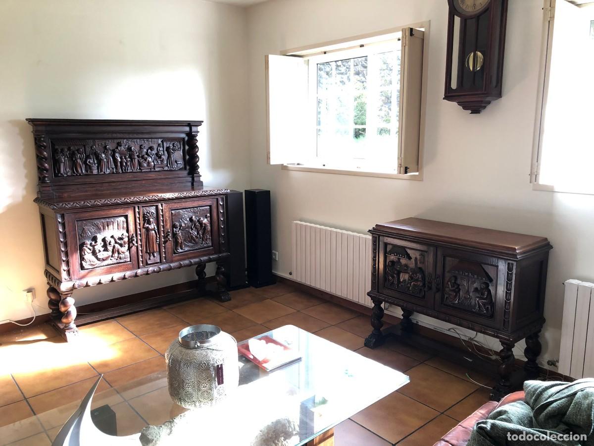 Antig&uuml;edades: Conjunto muebles sal&oacute;n - Foto 9