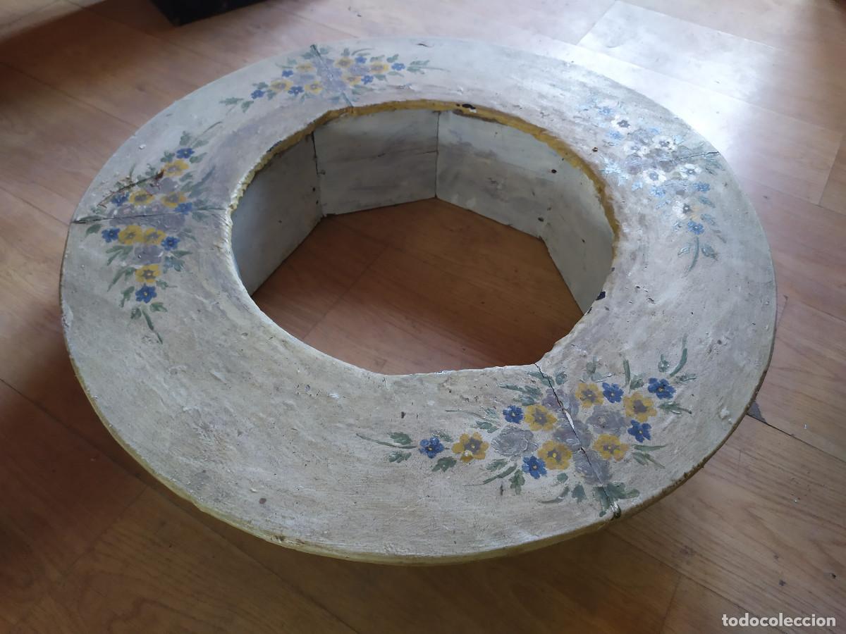 Antig&uuml;edades: Soporte de madera para brasero - Foto 2