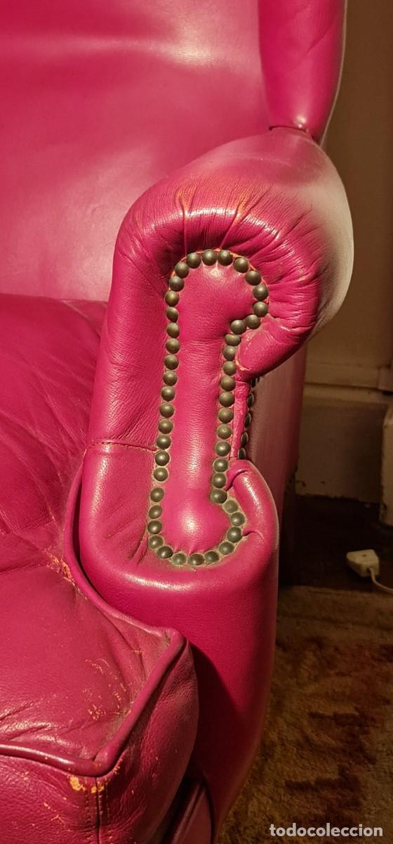 Antig&uuml;edades: Sill&oacute;n Wingback u Orejero - Foto 4