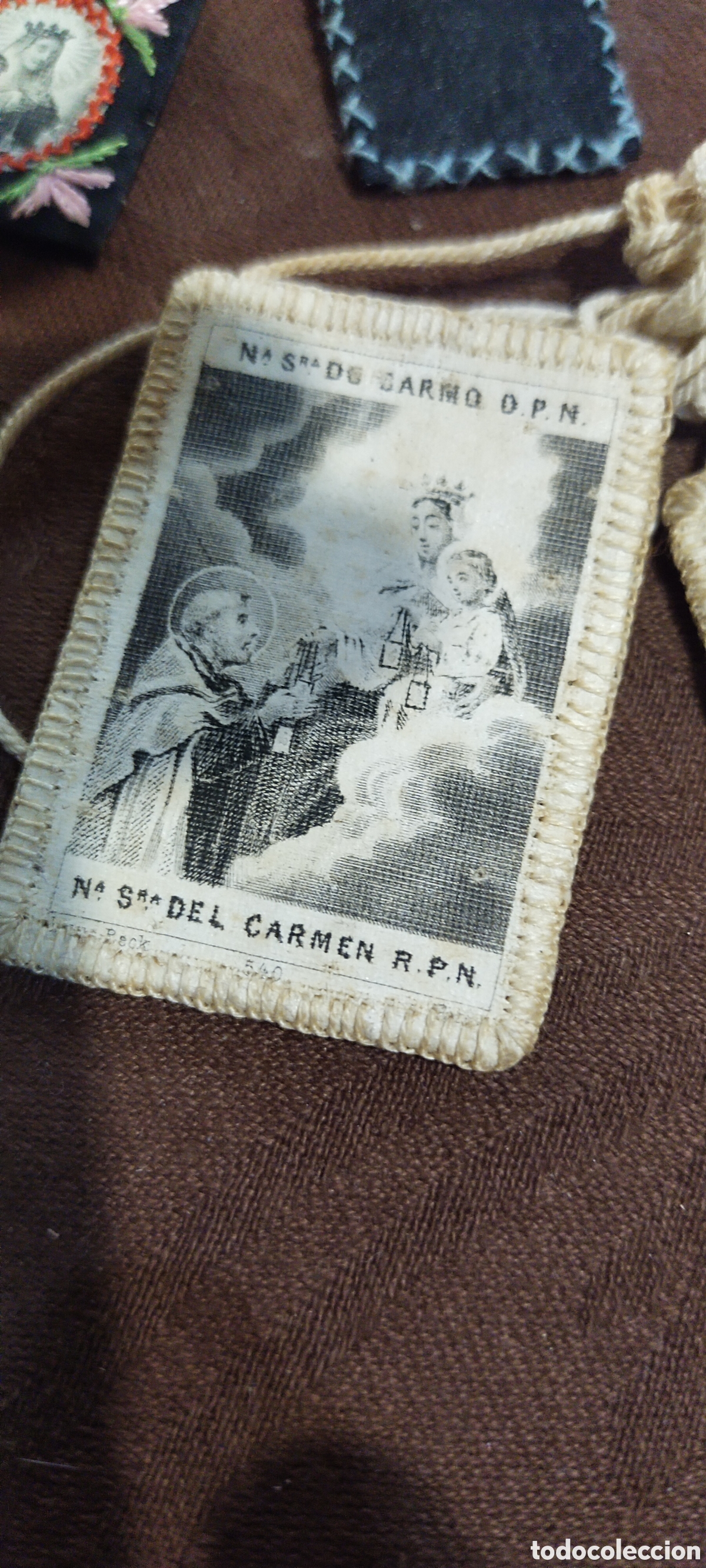 Antig&uuml;edades: Escapulario virgen del Carmen y m&aacute;s - Foto 3