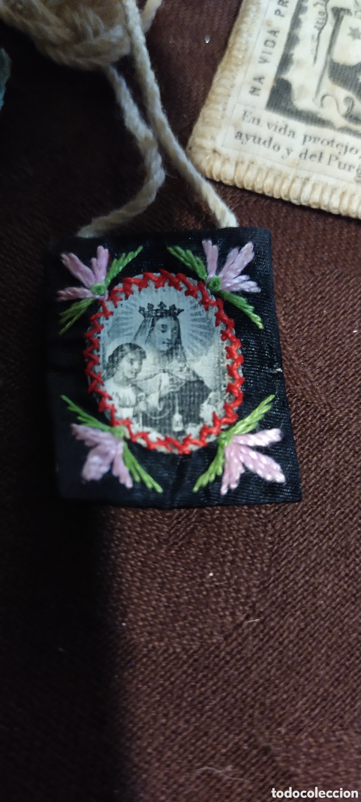 Antig&uuml;edades: Escapulario virgen del Carmen y m&aacute;s - Foto 5