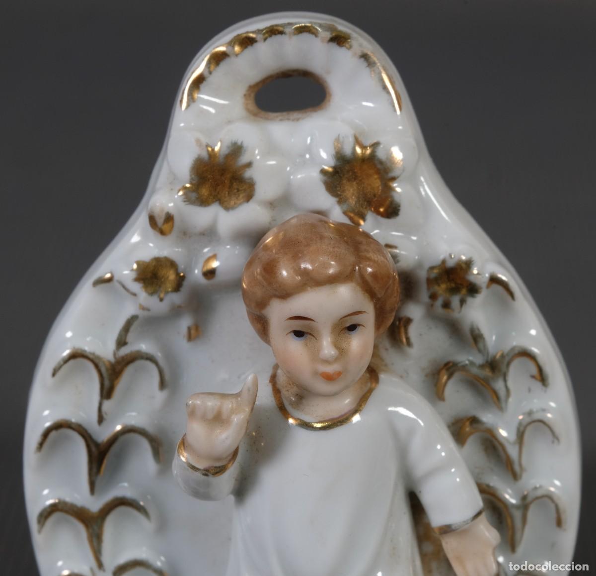 Antig&uuml;edades: Benditeras en porcelana representando ni&ntilde;os - Foto 5