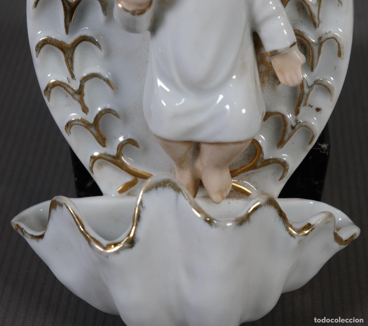 Antig&uuml;edades: Benditeras en porcelana representando ni&ntilde;os - Foto 6