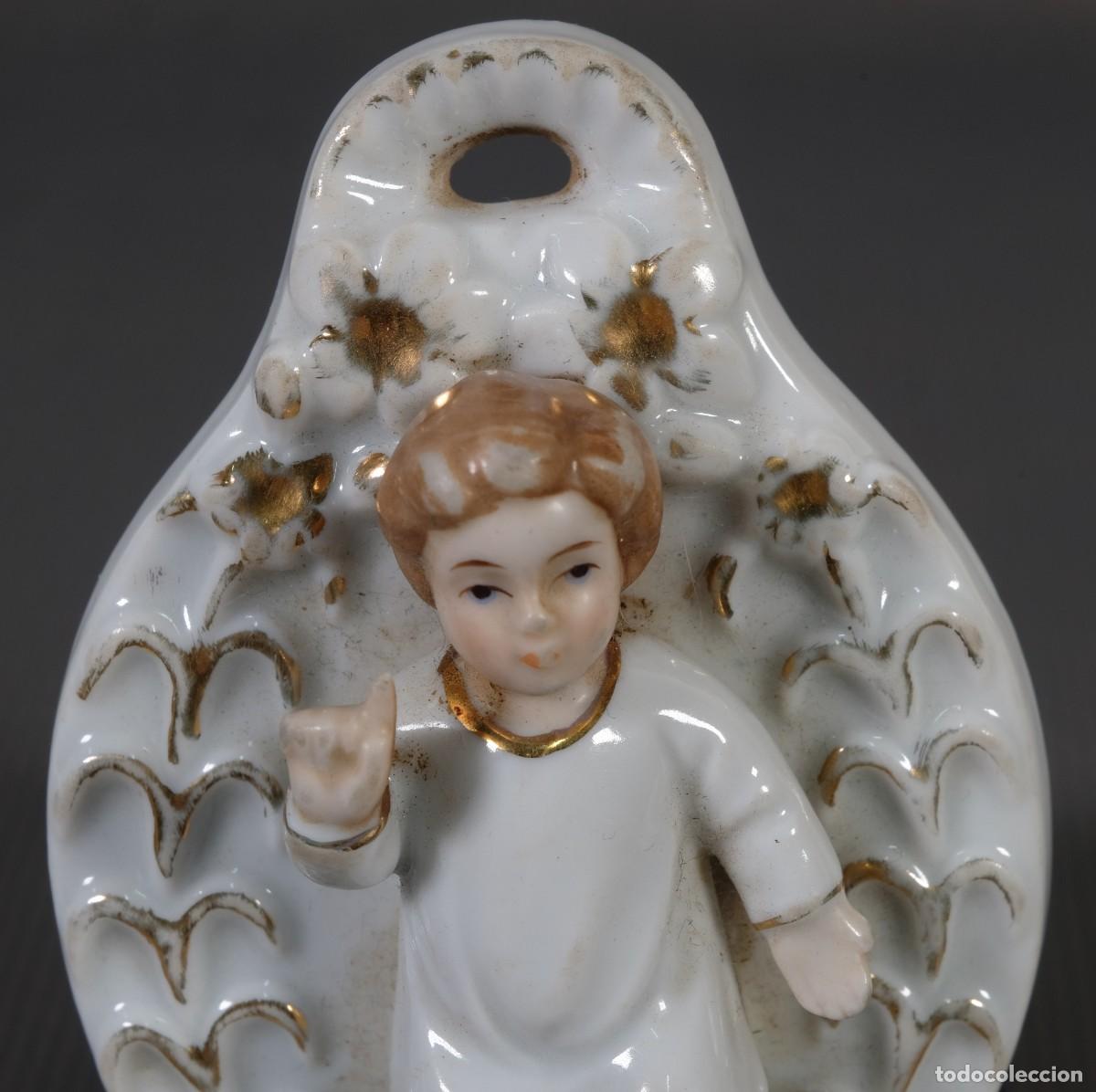 Antig&uuml;edades: Benditeras en porcelana representando ni&ntilde;os - Foto 7