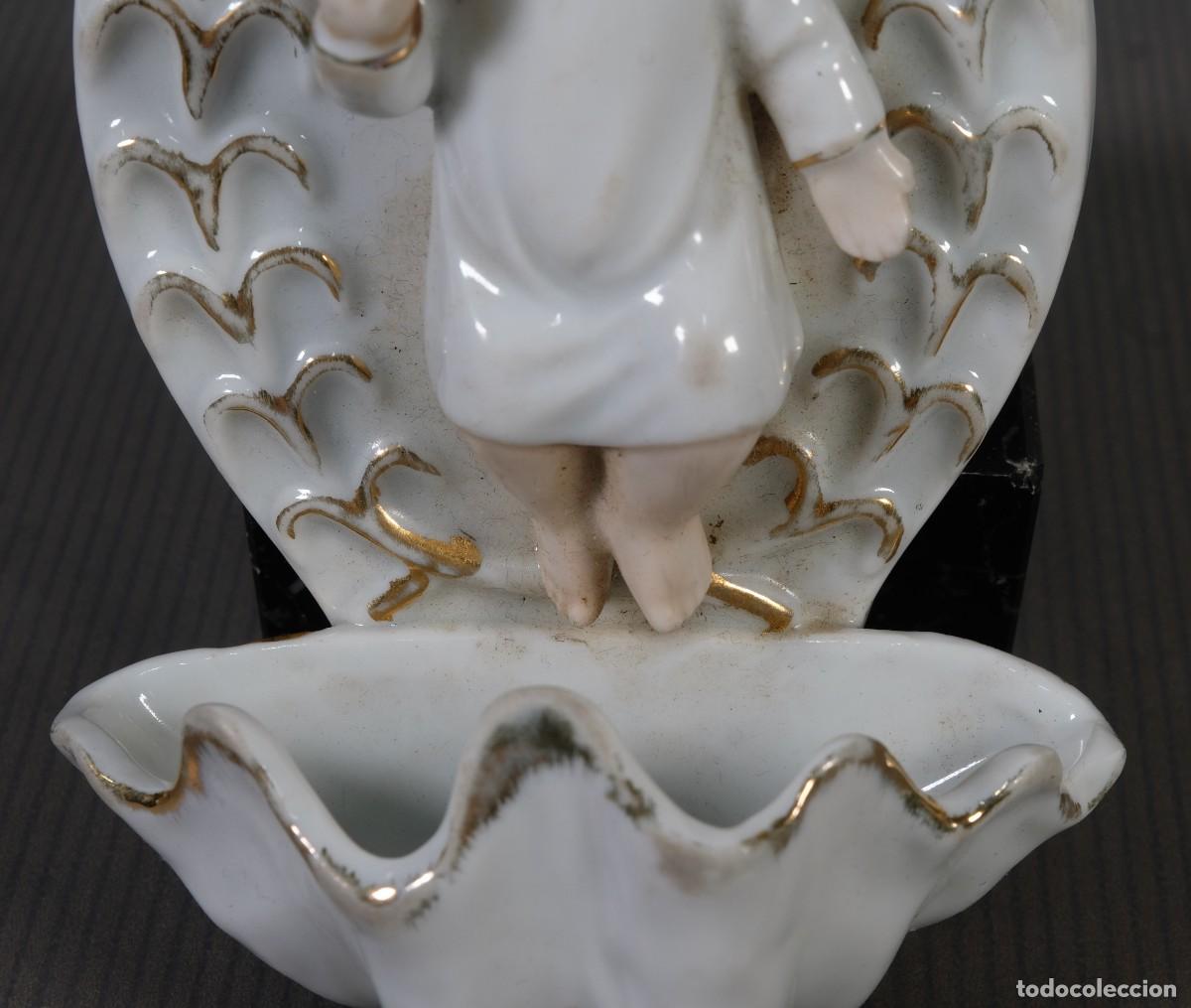 Antig&uuml;edades: Benditeras en porcelana representando ni&ntilde;os - Foto 8