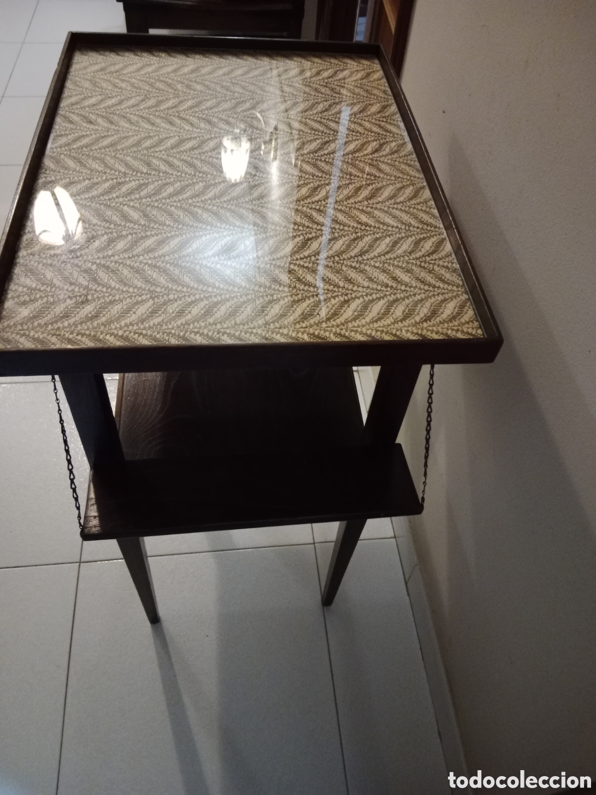 Antig&uuml;edades: Mesa auxiliar modernista - Foto 6