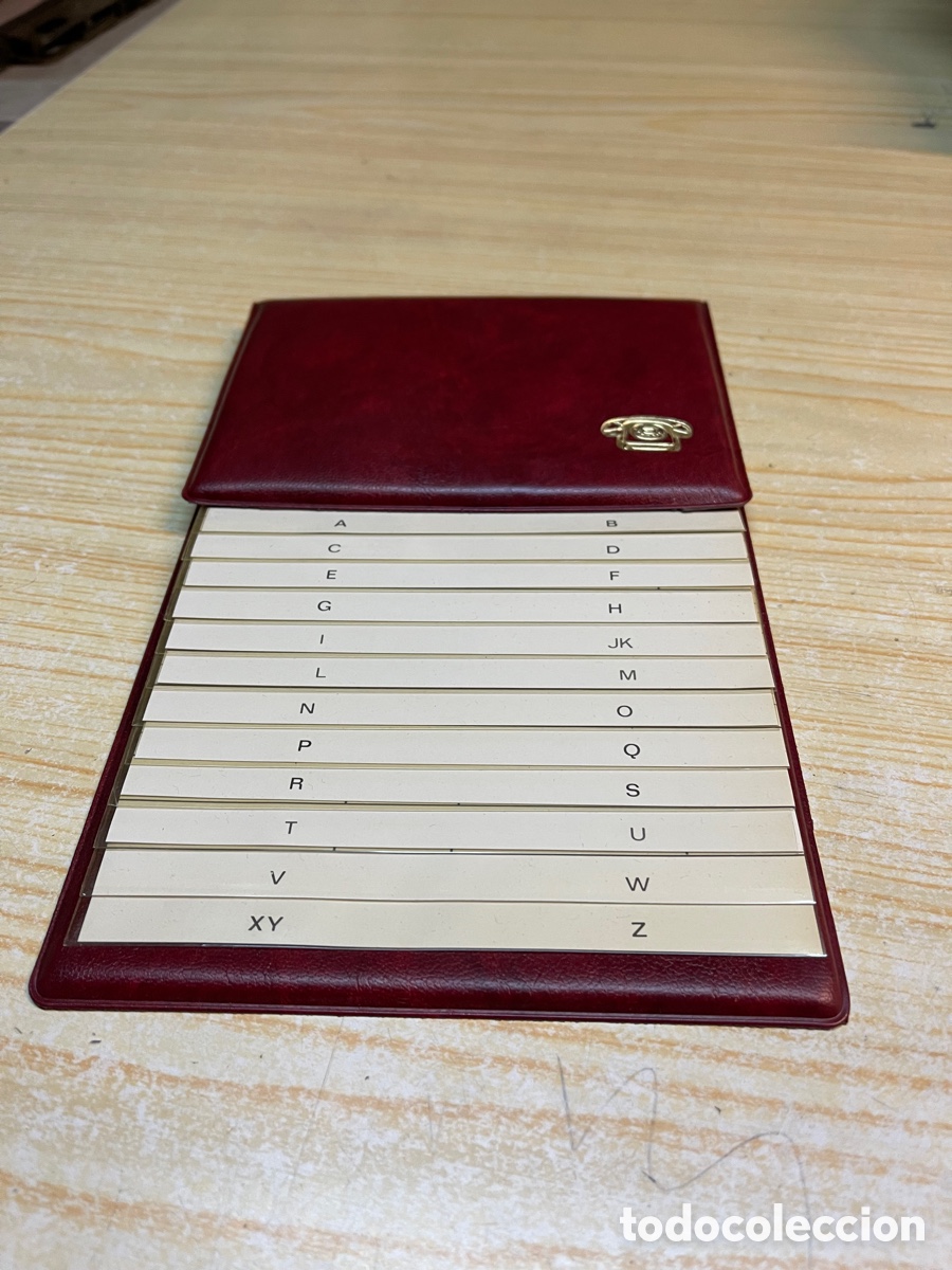 Antiguidades: Listin telefonico de piel